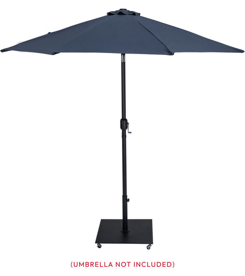 Prescott Black Steel Patio Umbrella Base, 1 Piece