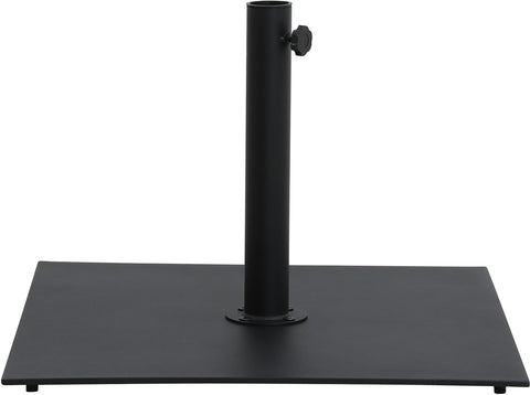 Prescott Black Steel Patio Umbrella Base, 1 Piece