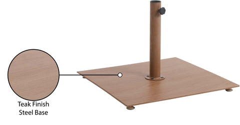 Prescott Teak Steel Patio Umbrella Base, 1 Piece