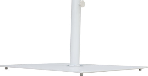 Prescott White Steel Patio Umbrella Base, 1 Piece