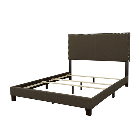 Sterling Upholstered Queen Panel Bed CharcoalCharcoal