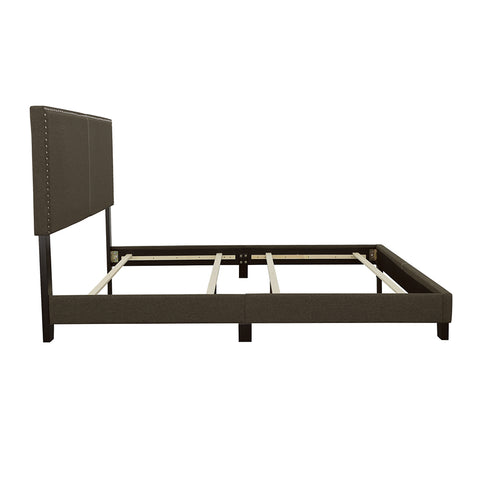 Sterling Upholstered Queen Panel Bed CharcoalCharcoal