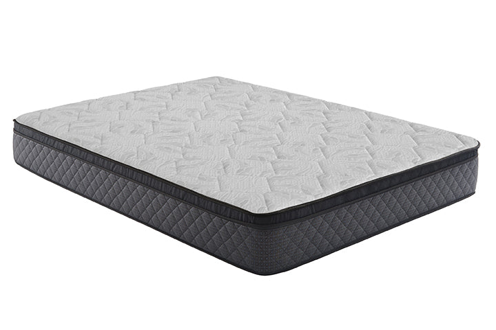 11.5" queen pillow top innerspring mattress