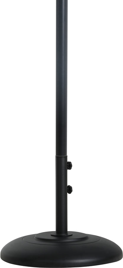 Beck Matte Black Steel Patio Umbrella Base