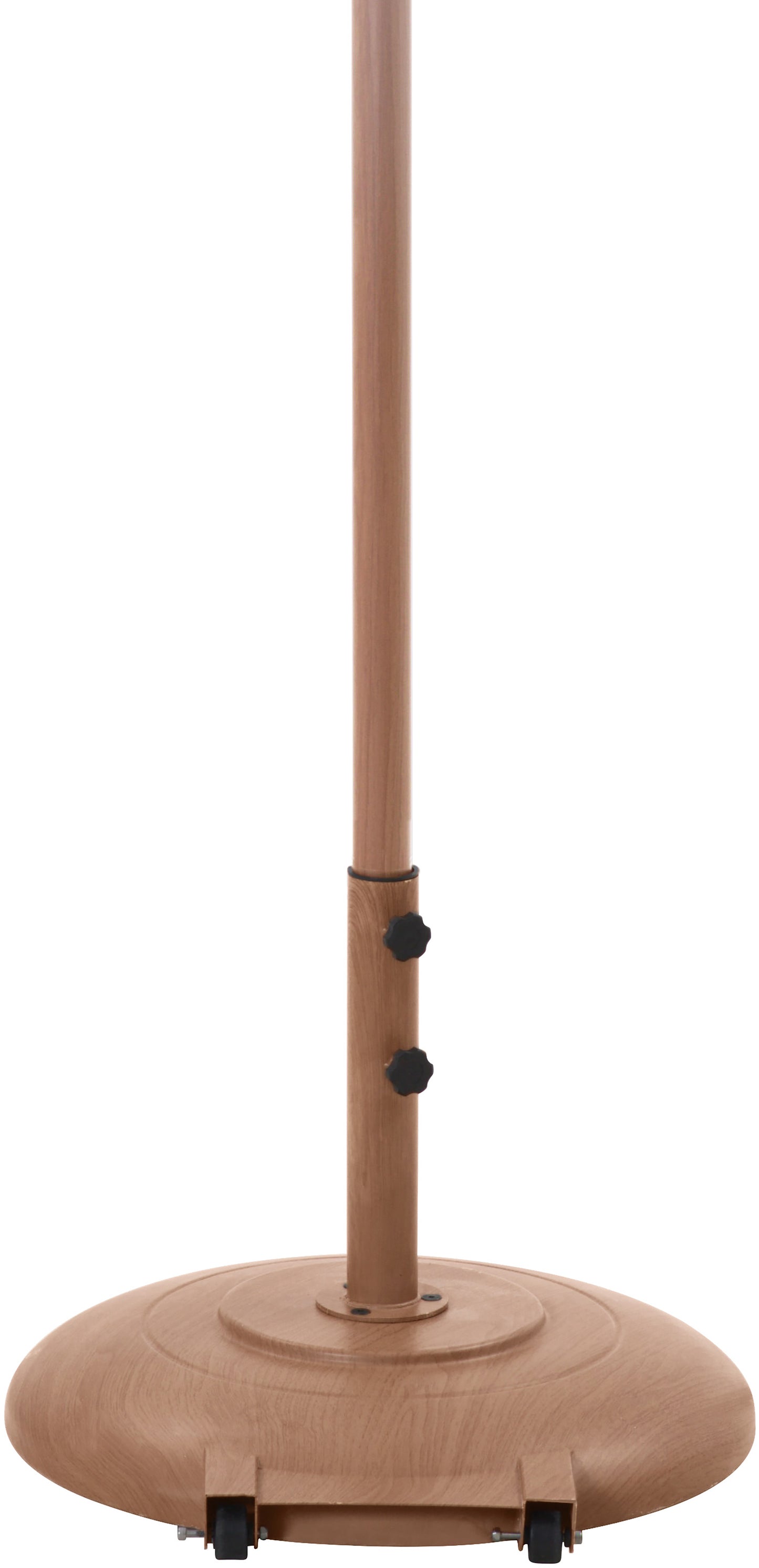 beck teak steel patio umbrella base