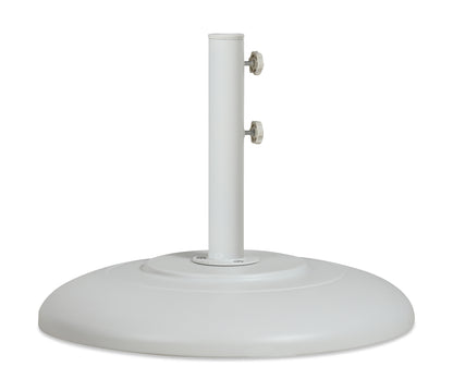 Beck Matte White Steel Patio Umbrella Base