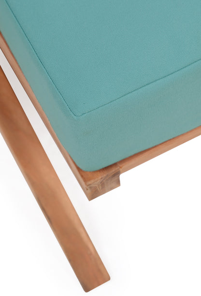 Gigi Blue Water Resistant Fabric Outdoor Sofa S
