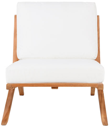 Gigi Off White Water Resistant Fabric Outdoor Chair C