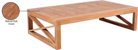 Lynn Natural Teak Outdoor Coffee Table CT