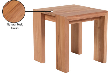 Nova Natural Teak Outdoor End Table ET