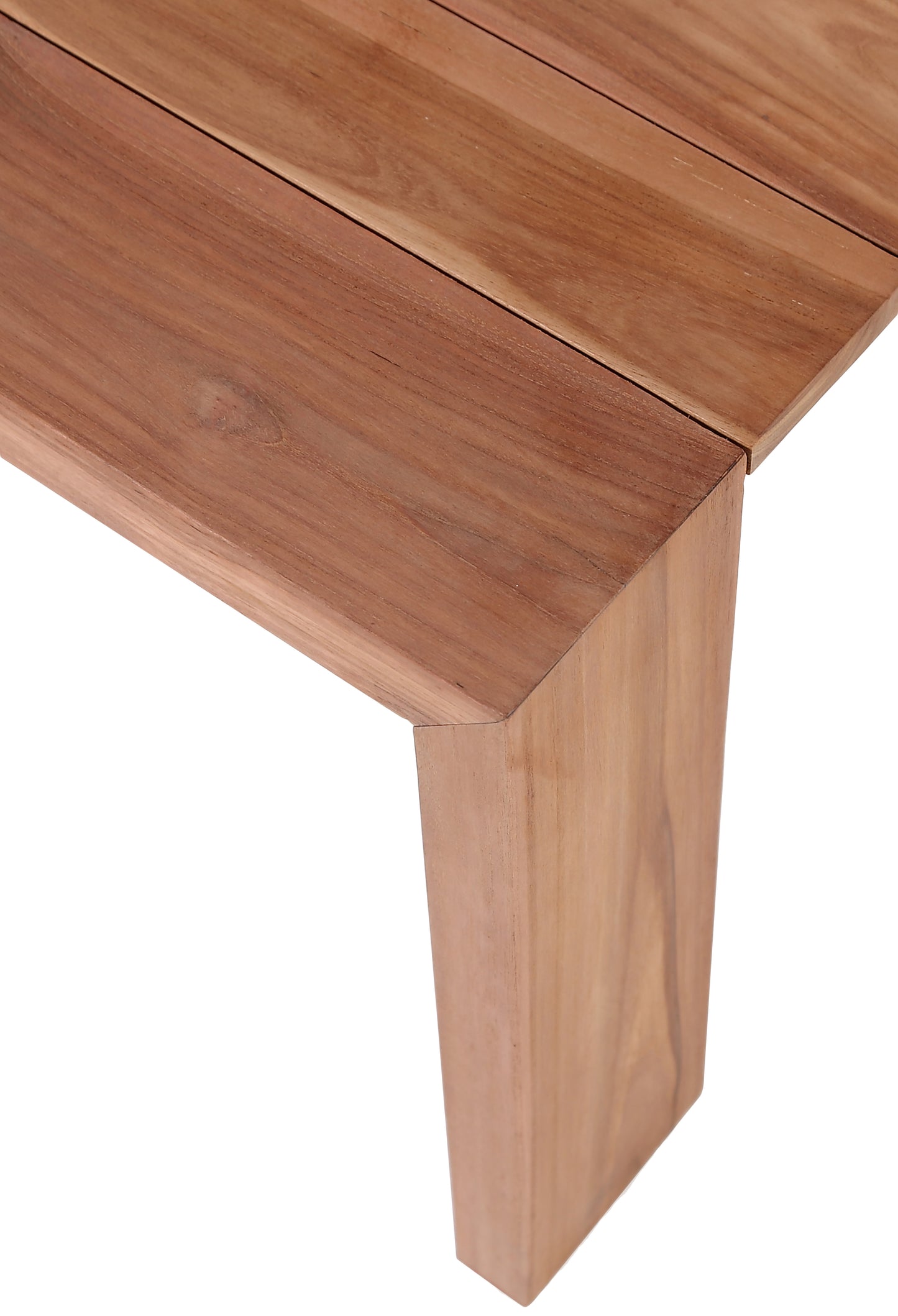 nova natural teak outdoor end table et