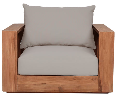 Nova Grey Water Resistant Fabric Outdoor Chair C