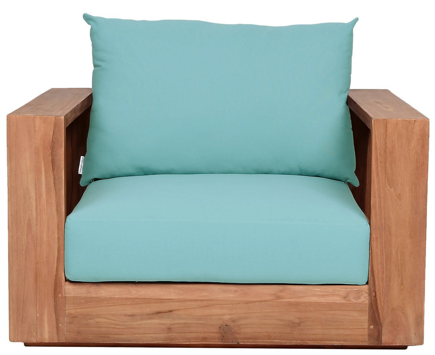 nova blue water resistant fabric outdoor chair c
