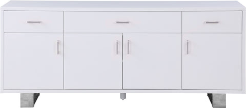 Emery White Lacquer Sideboard/Buffet