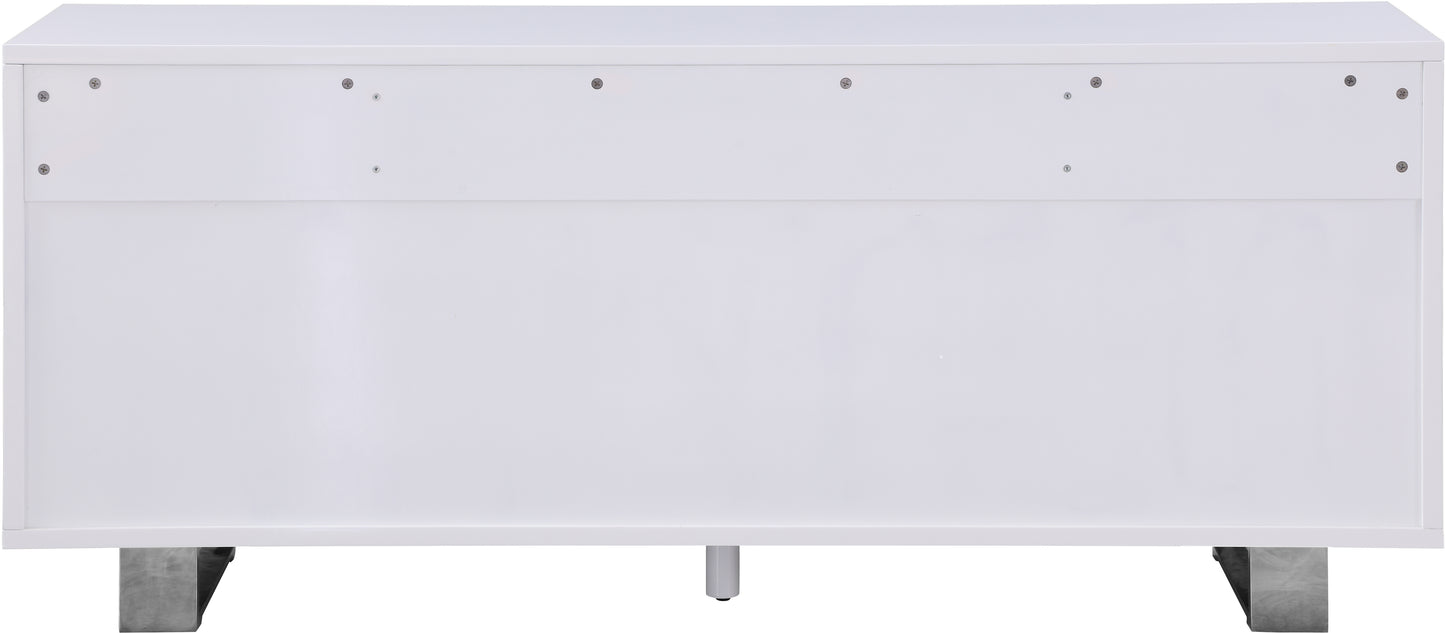 emery white lacquer sideboard/buffet