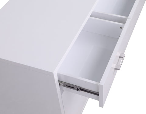 Emery White Lacquer Sideboard/Buffet