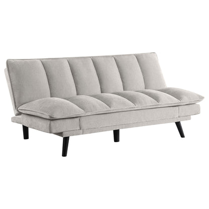 Frederick Upholstered Tufted Convertible Sofa Bed Light Grey