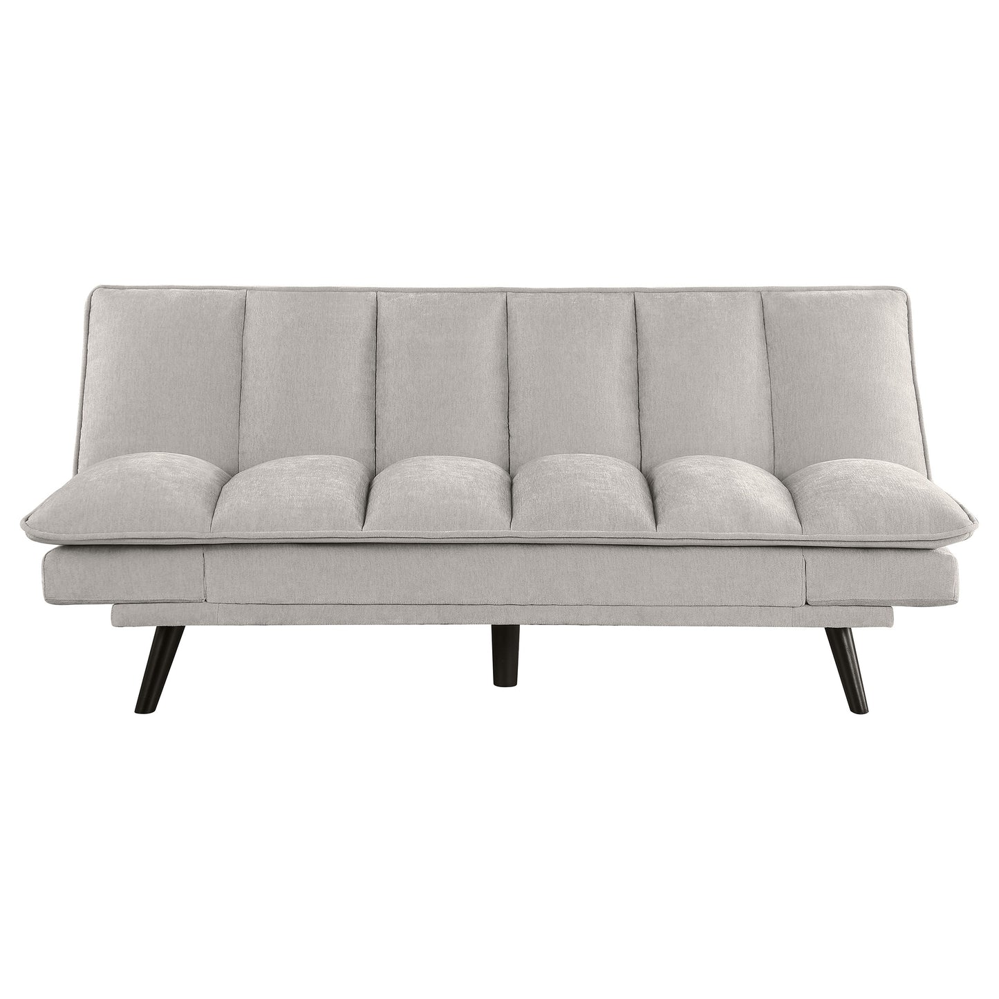 frederick upholstered tufted convertible sofa bed light grey