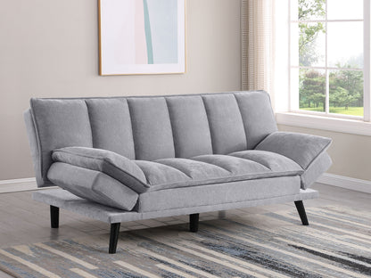 Frederick Upholstered Tufted Convertible Sofa Bed Grey