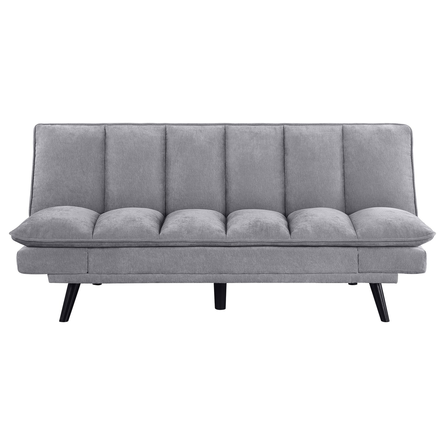 frederick upholstered tufted convertible sofa bed grey