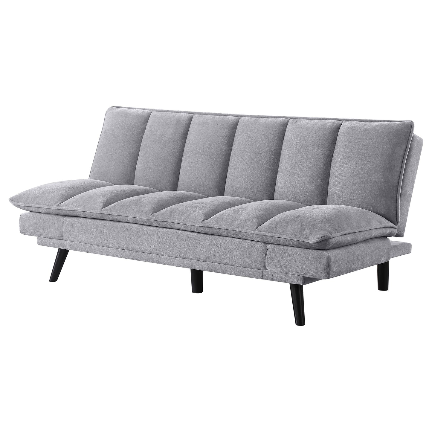 frederick upholstered tufted convertible sofa bed grey