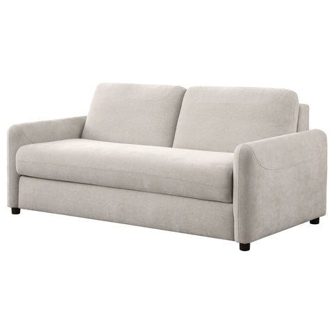 Dennison Upholstered Sofa Sleeper with Queen Mattress BeigeBeige