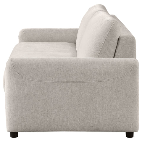 Dennison Upholstered Sofa Sleeper with Queen Mattress BeigeBeige