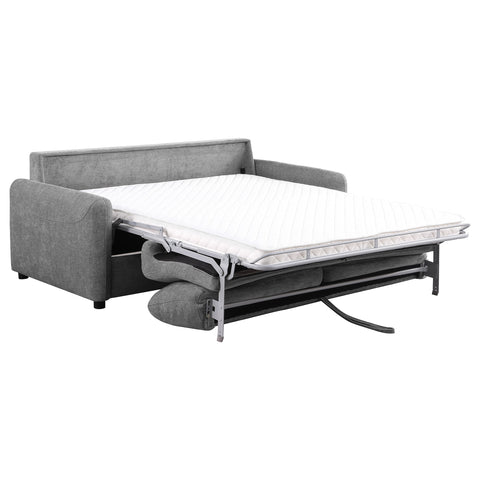 Dennison Upholstered Sofa Sleeper with Queen Mattress GreyGrey