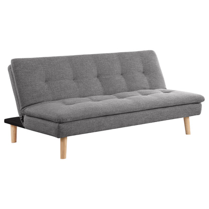 Marceline Upholstered Tufted Convertible Sofa Bed Grey