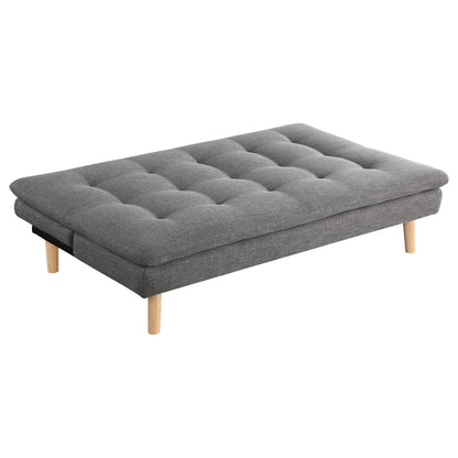 Marceline Upholstered Tufted Convertible Sofa Bed Grey