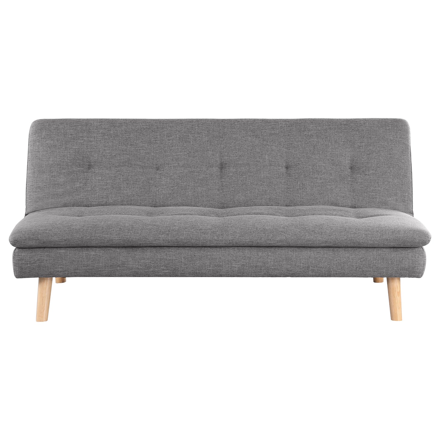 marceline upholstered tufted convertible sofa bed grey