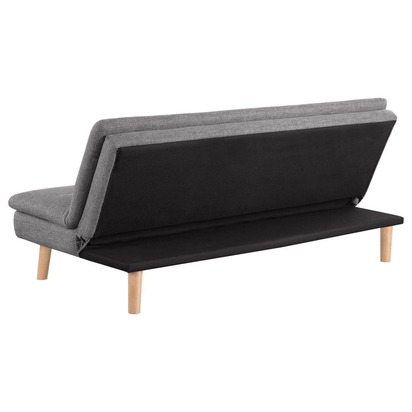 marceline upholstered tufted convertible sofa bed grey