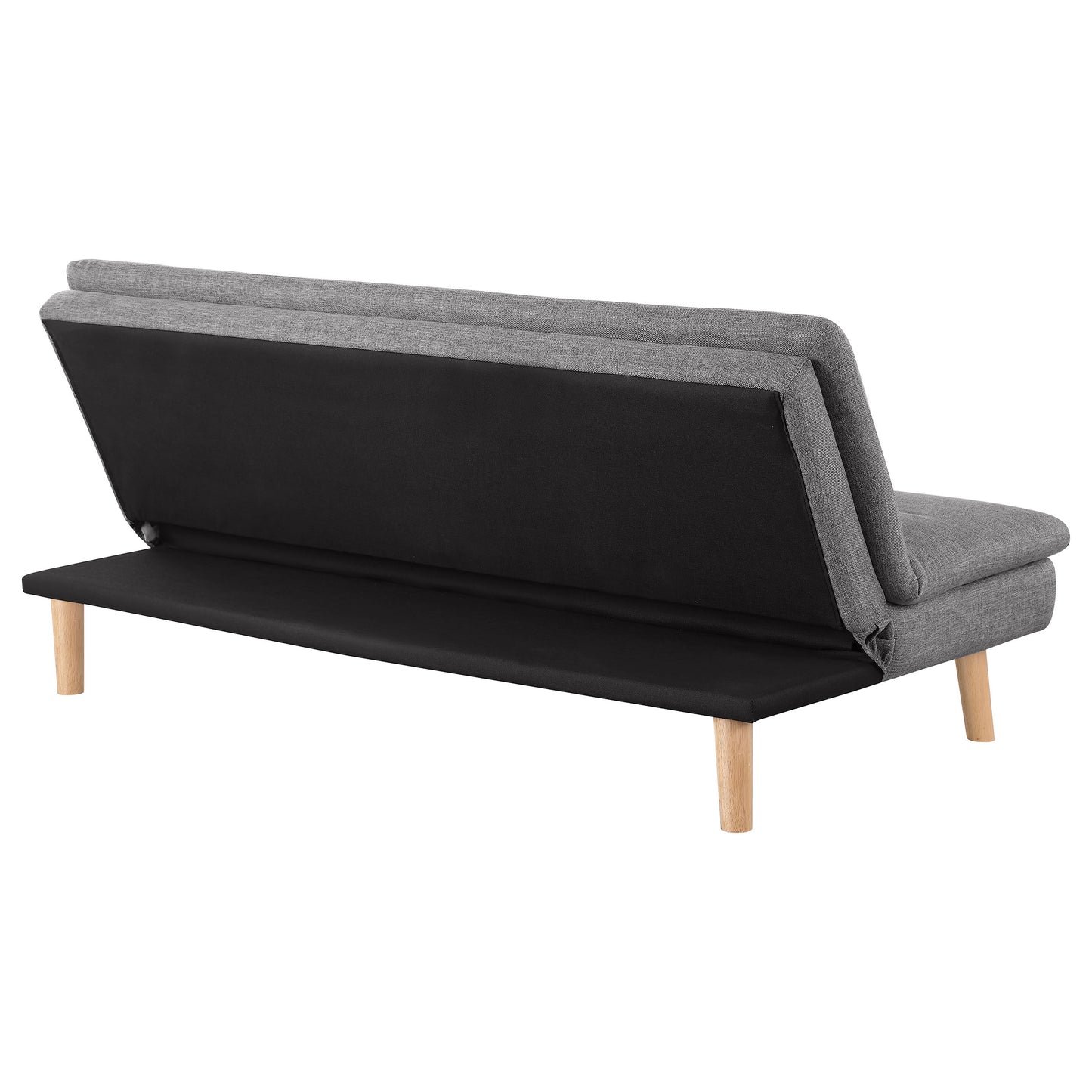 marceline upholstered tufted convertible sofa bed grey