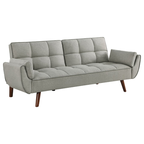 Hathaway Upholstered Tufted Convertible Sofa Bed GreyGrey
