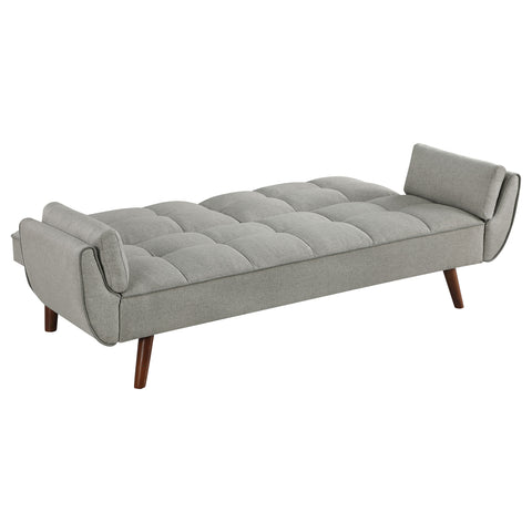 Hathaway Upholstered Tufted Convertible Sofa Bed GreyGrey