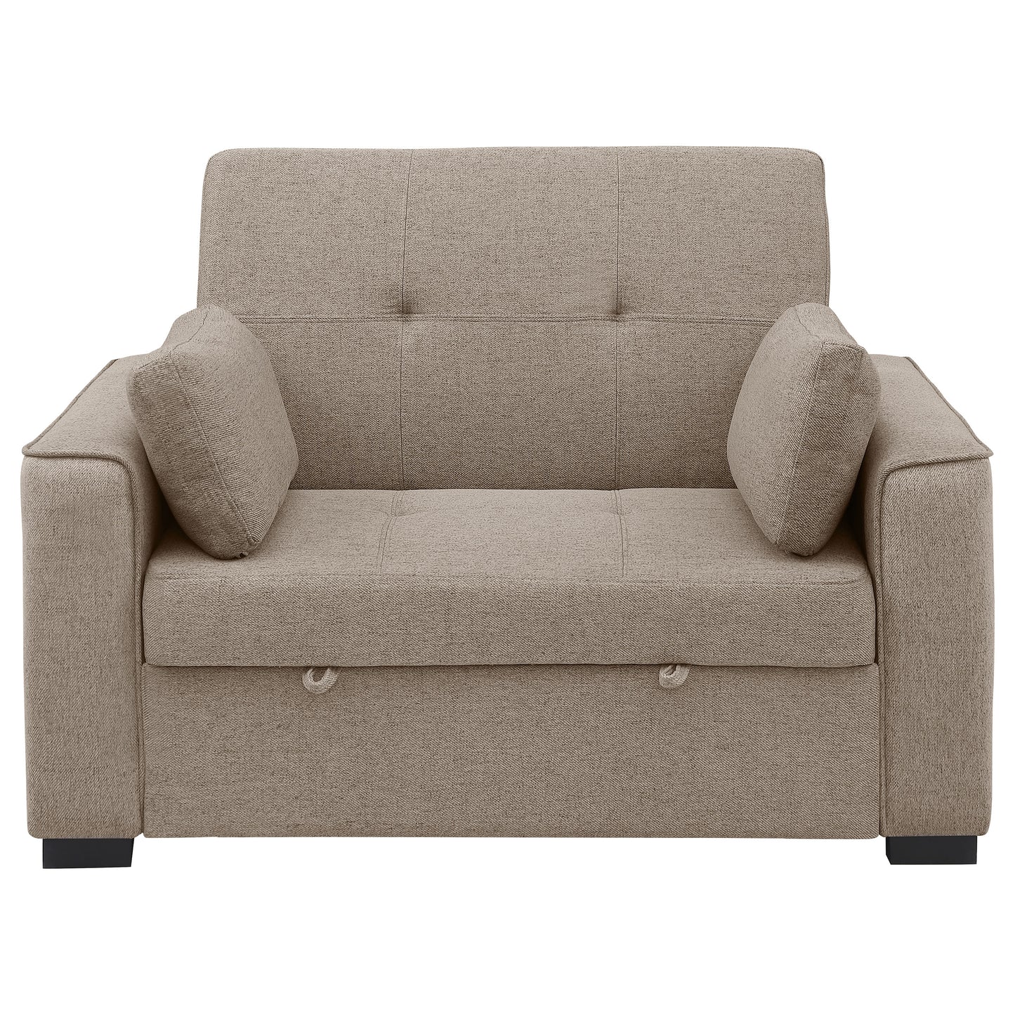 salford upholstered convertible sleeper sofa bed beige