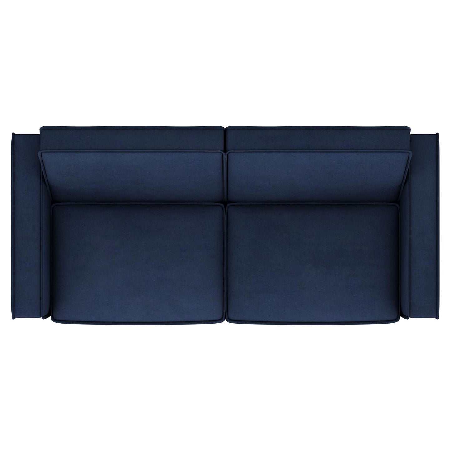 mays upholstered convertible sleeper sofa bed navy blue