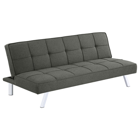 Elowen Upholstered Tufted Convertible Sofa Bed GreyGrey