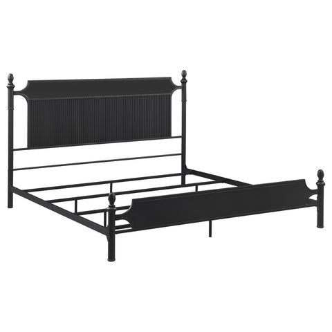 Jacksonville 51-inch Metal Eastern King Panel Bed BlackBlack