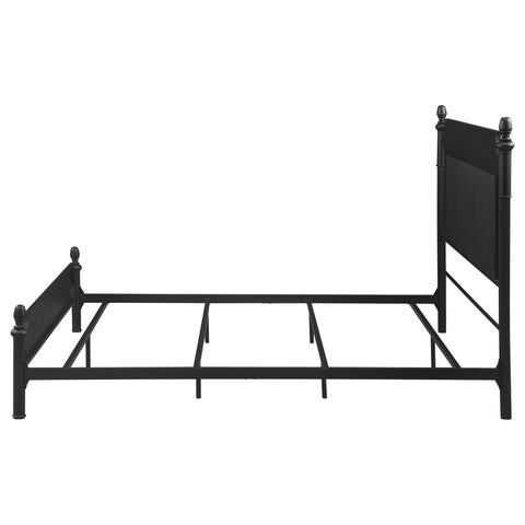 Jacksonville 51-inch Metal Eastern King Panel Bed BlackBlack