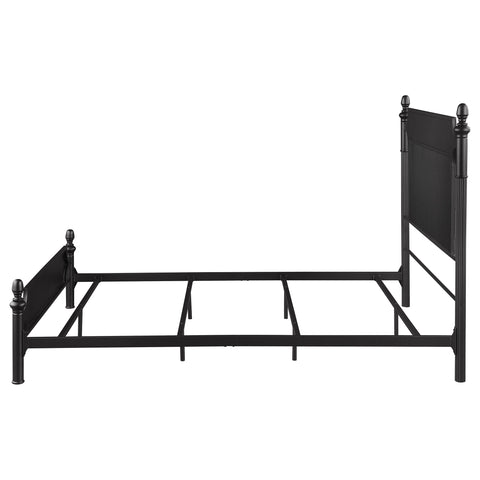 Jacksonville 51-inch Metal Queen Panel Bed BlackBlack