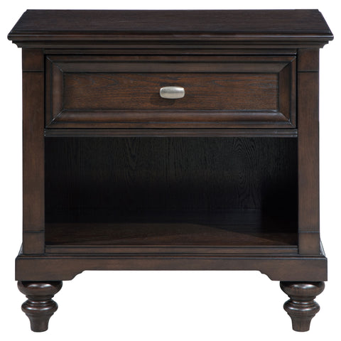 Myles 4-piece California King Bedroom Set Red and Dark OakWine Red / Dark Oak