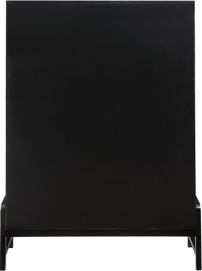 Jagger Black Vegan Leather Chest