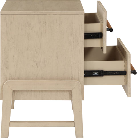 Jagger Natural Vegan Leather Night Stand