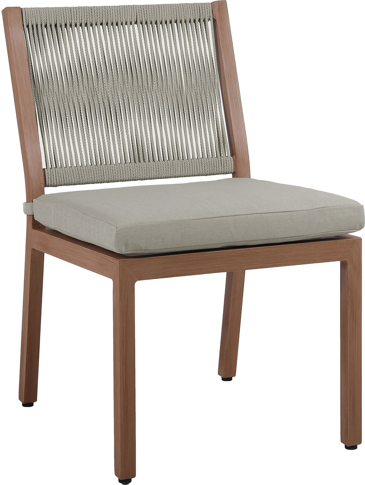 beacon grey water resistant fabric outdoor patio dining side chair