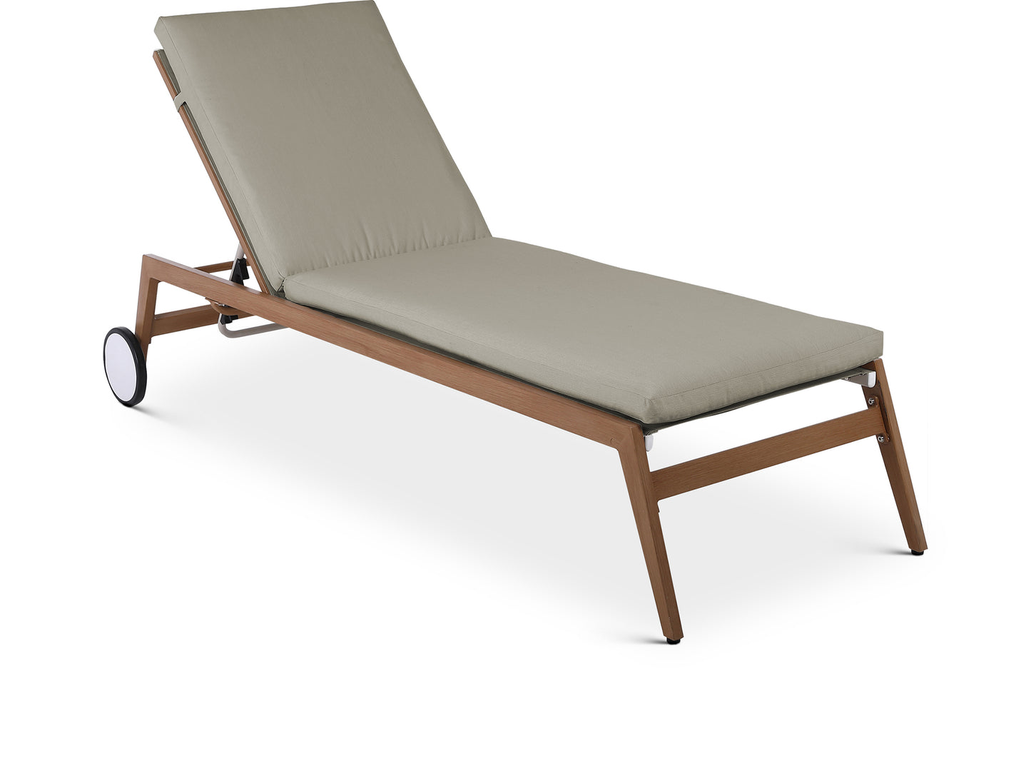 beacon grey water resistant fabric outdoor patio lounger