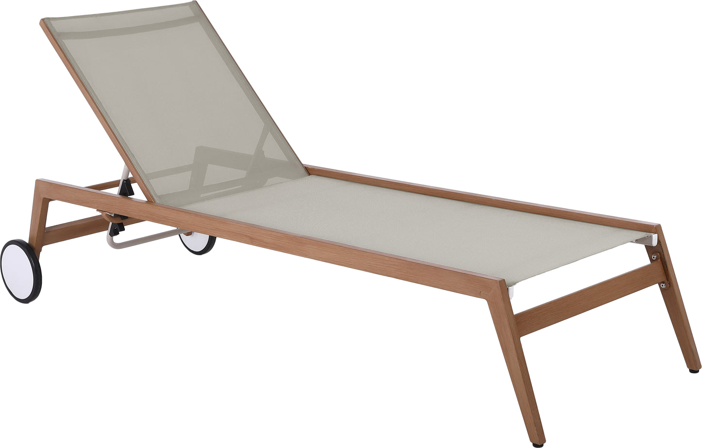 beacon grey water resistant fabric outdoor patio lounger