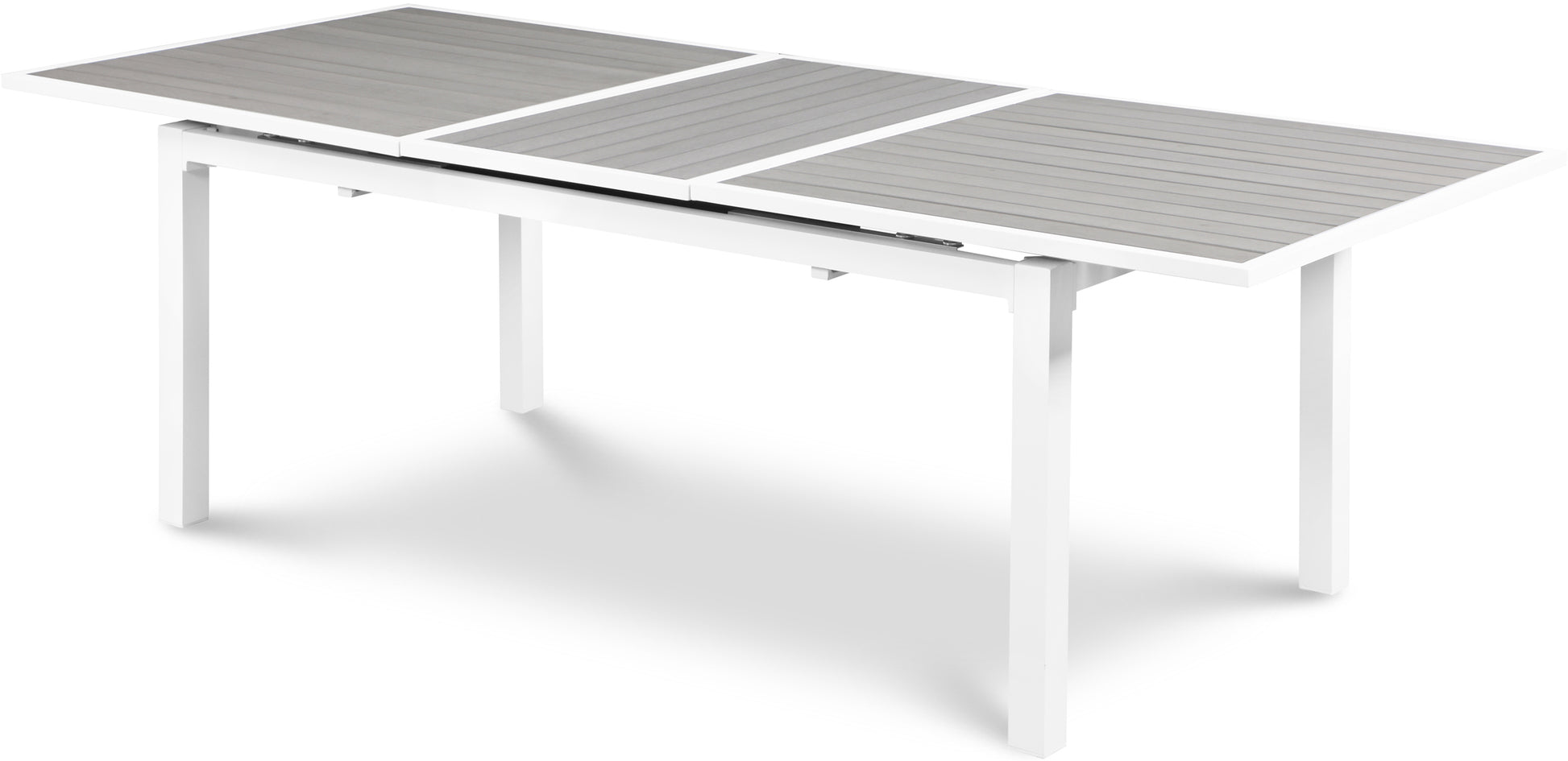 Outdoor Patio Extendable Aluminum Dining Table