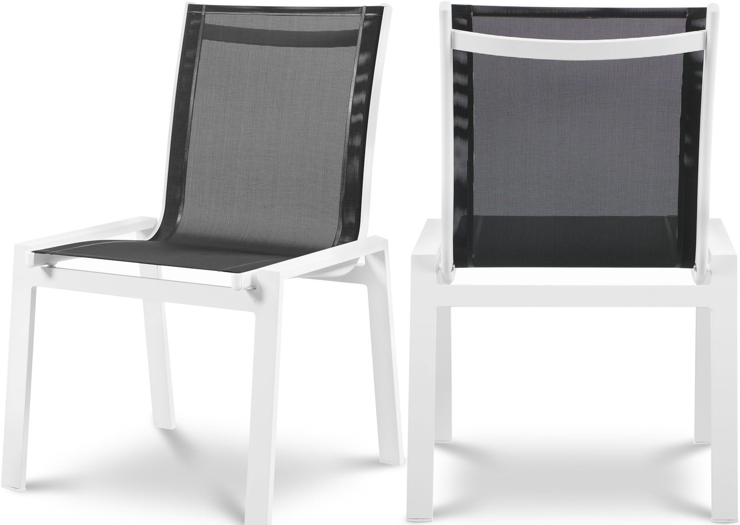 renuar black mesh water resistant fabric outdoor patio aluminum mesh dining chair