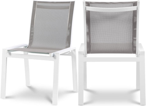 Outdoor Patio Aluminum Mesh Dining Chair